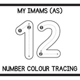 My Imams Number Colour Tracing