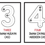 My Imams Number Colour Tracing