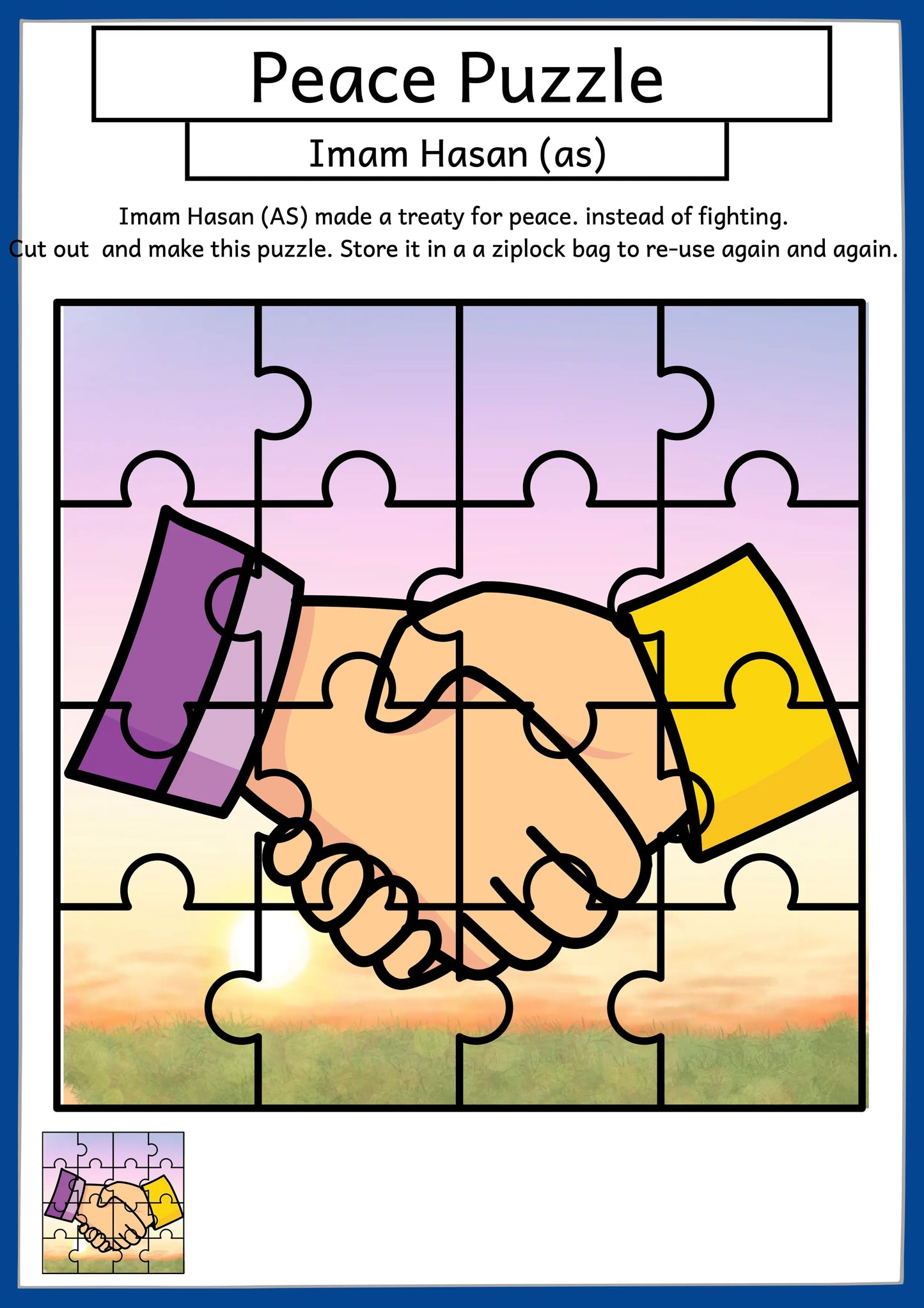 Imam Hasan (as) Activity Booklet