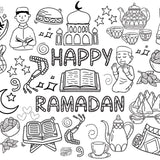 Ramadhan Banner XL Colouring Poster