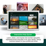 Ahlbyt Portal displaying an Interactive Holy Quran app with various scenes and text.