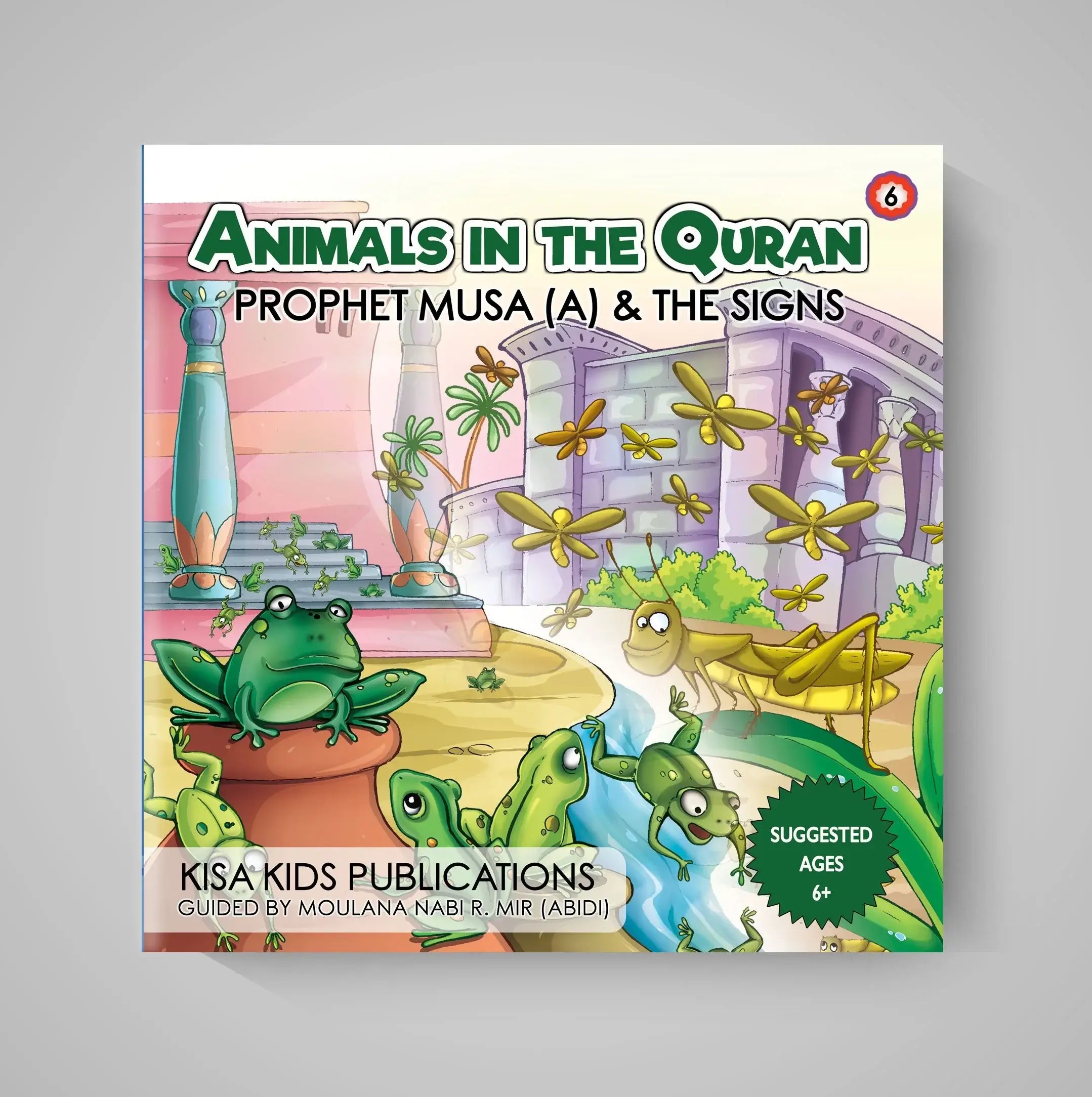 Book cover of 'Animals in the Quran' by Kisa Kids Publications on a gray background