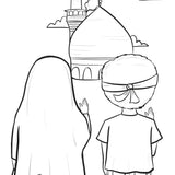 Ashura Colouring Sheets 1444 & 1445 AH