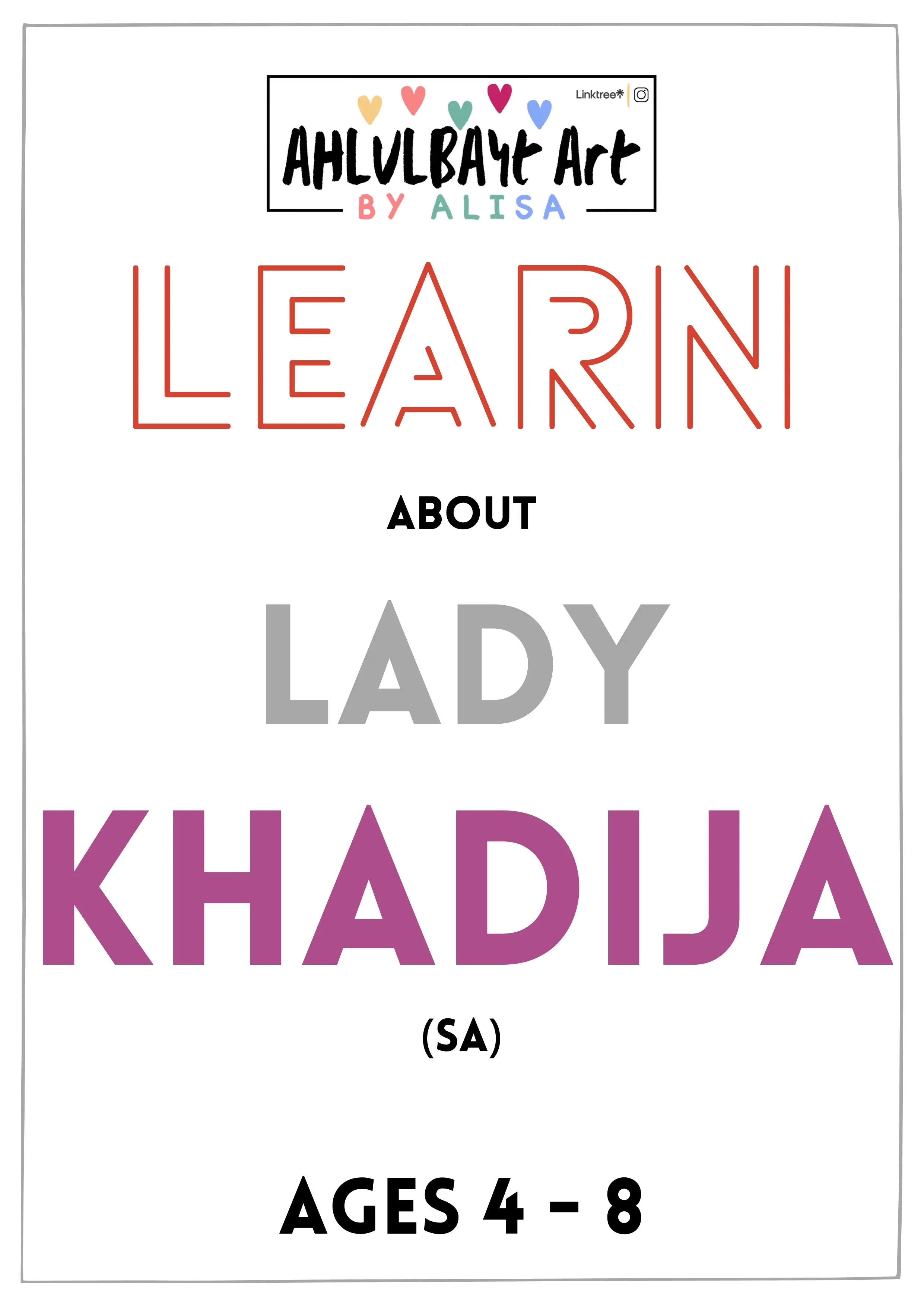 Bibi Khadija (sa) Activity Booklet