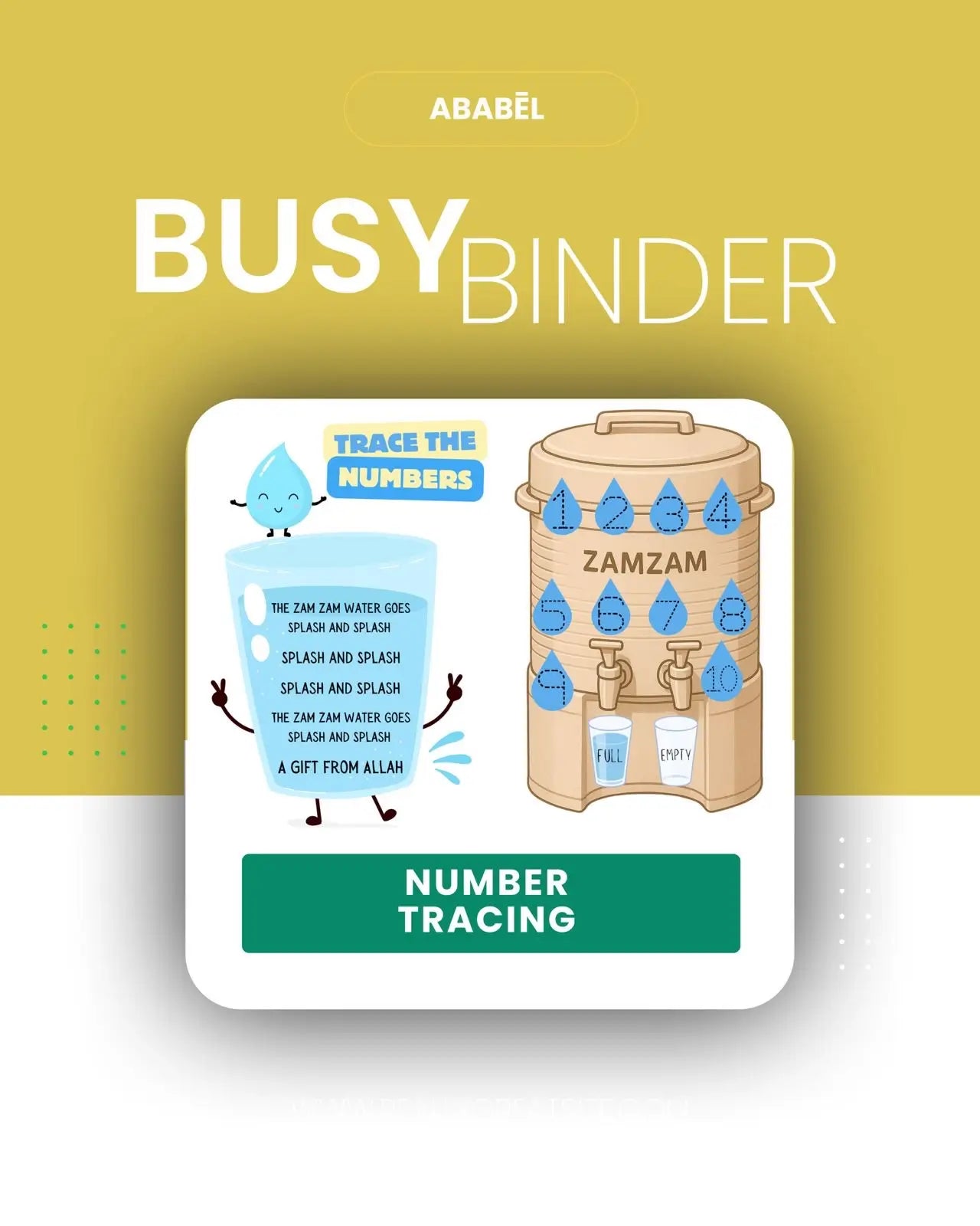 Shia Numbers Shia Busy Binder – ShiaKids
