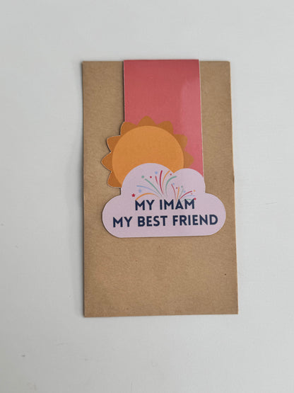 'My Imam My Best Friend' Magnetic Bookmark