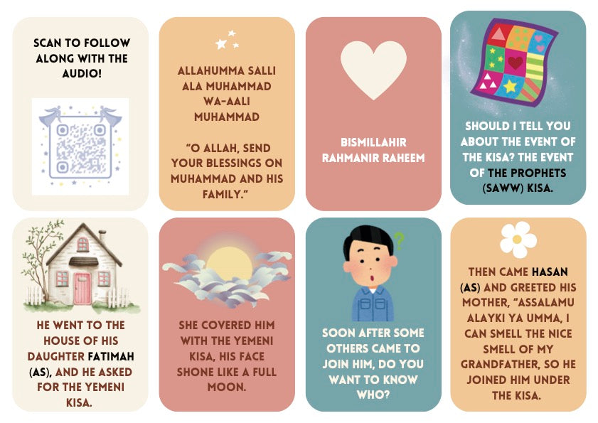 Hadith Kisa cards