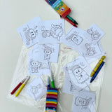 Hussaini Colour-in Stickers with Crayons