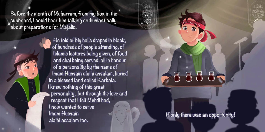 I can serve Imam Hussain alaihi assalam too!