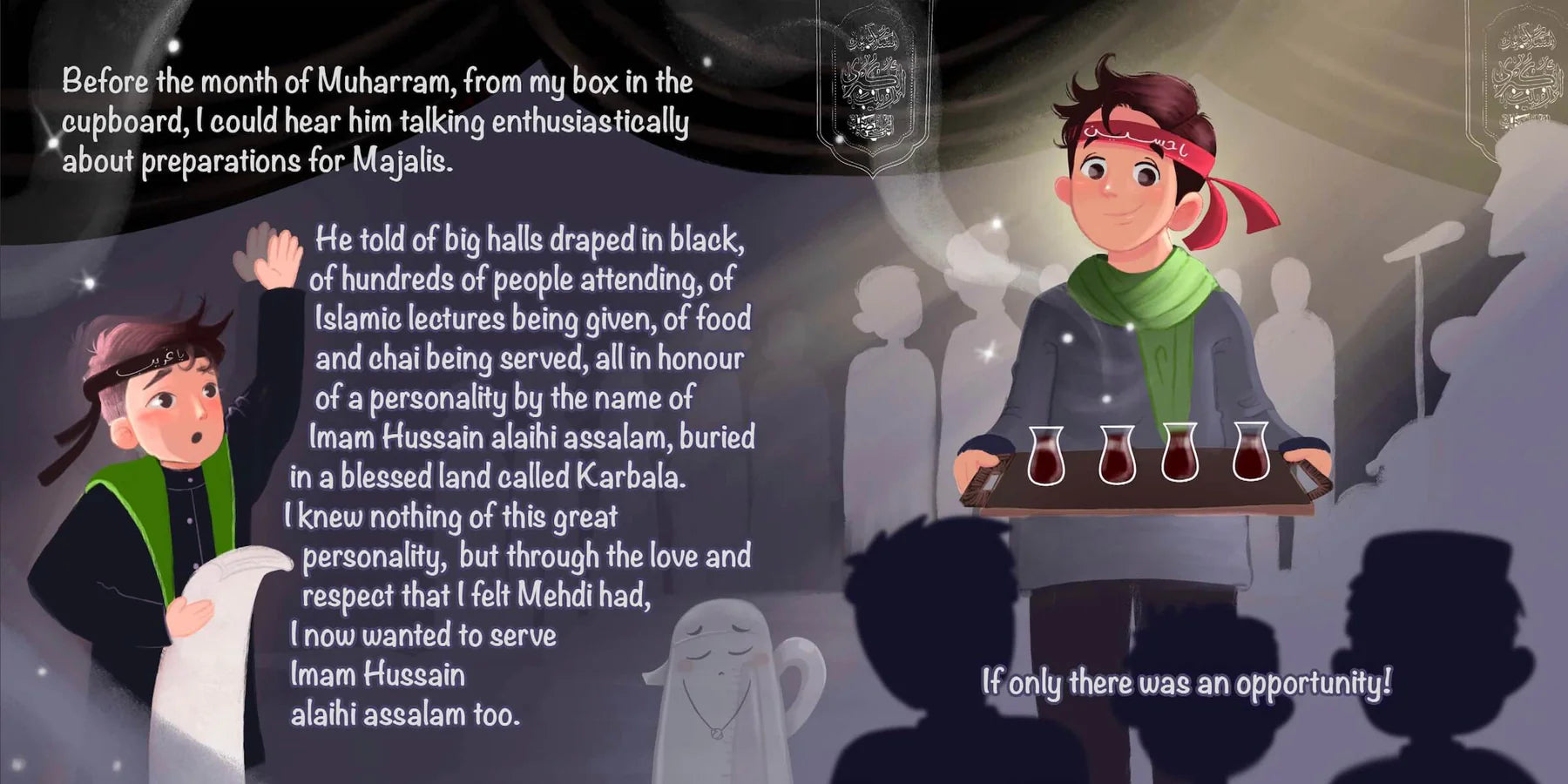 I can serve Imam Hussain alaihi assalam too!