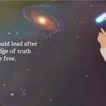 Person pointing at a comet with a galaxy in the background, accompanied by text about a son named Jafar. by Sanadi Publications written by Rola Fahs illustrations by Tatheer Farwa