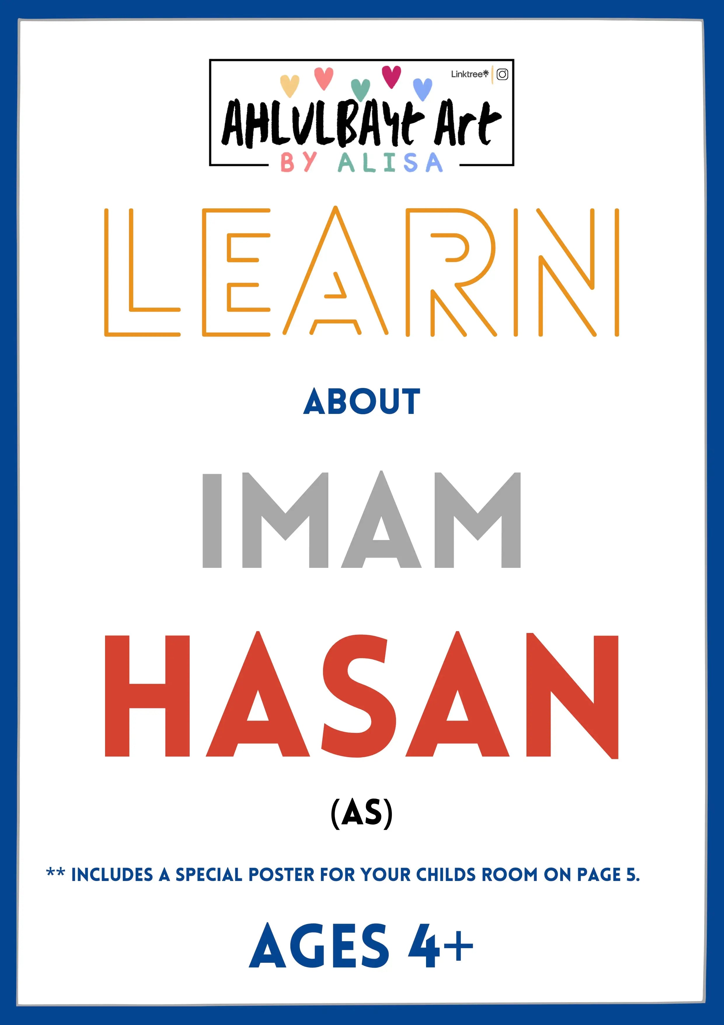 Imam Hasan (as) Activity Booklet