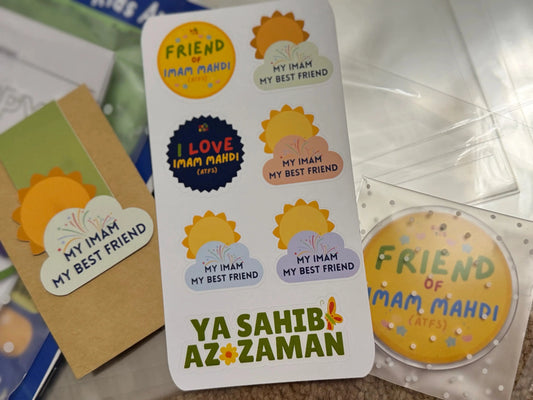 Imam Mahdi Sticker Sheet x 2