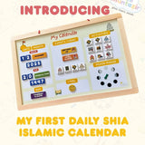 My First Daily Shia Calendar with magnetic tokens