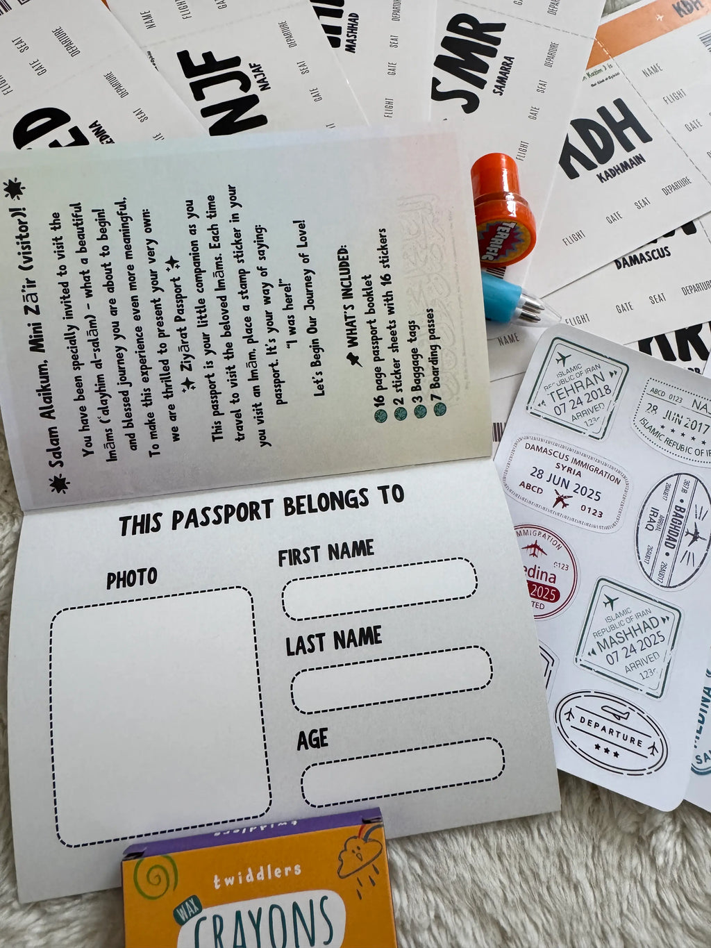 Mini Zā’ir Ziyārah Passport Kit