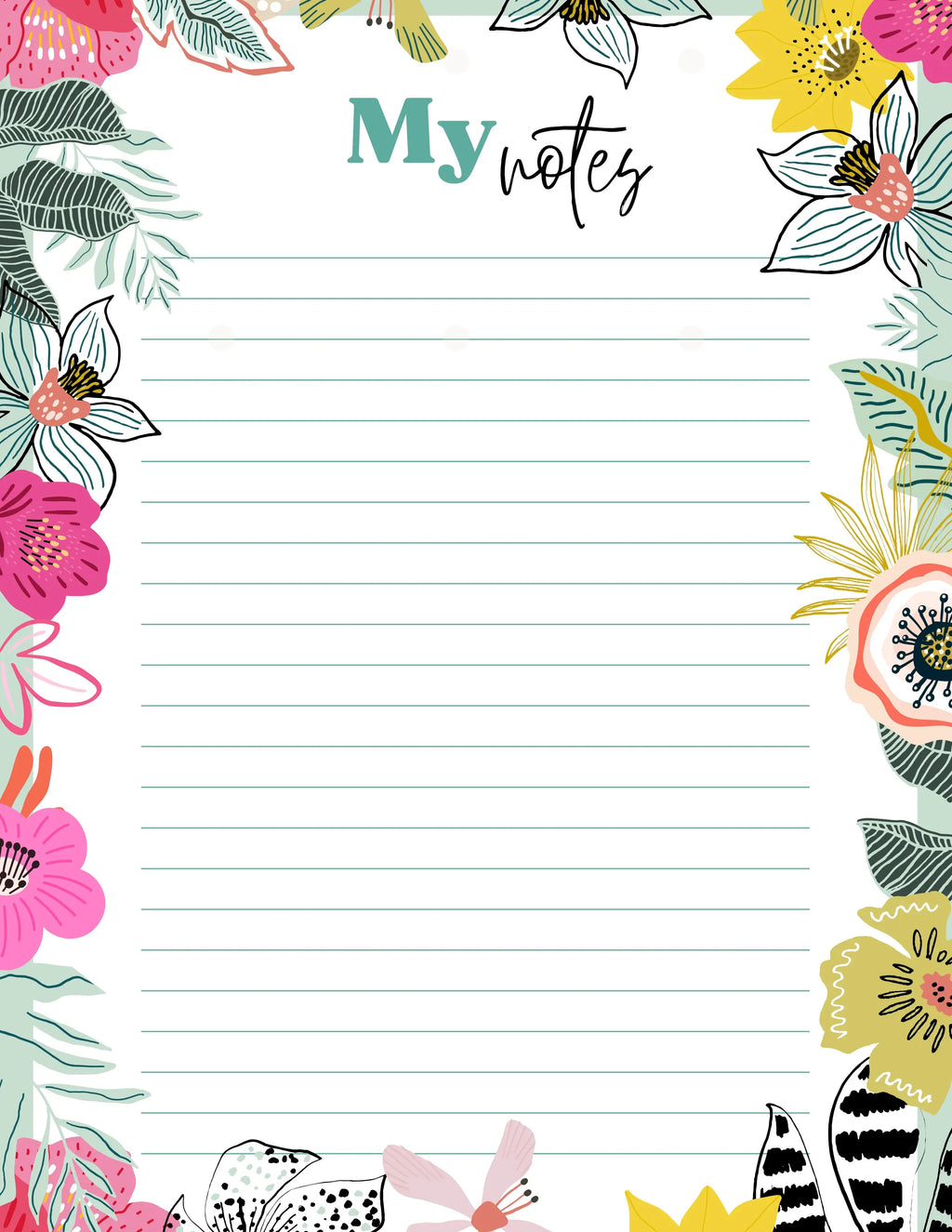 My Time to Bloom Notebook