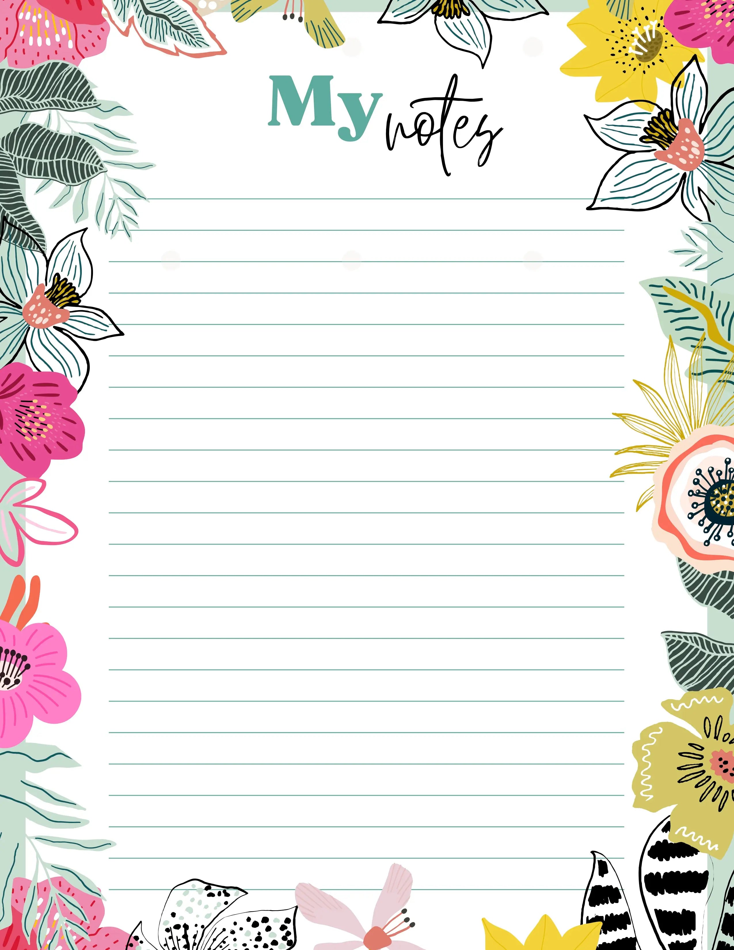 My Time to Bloom Notebook