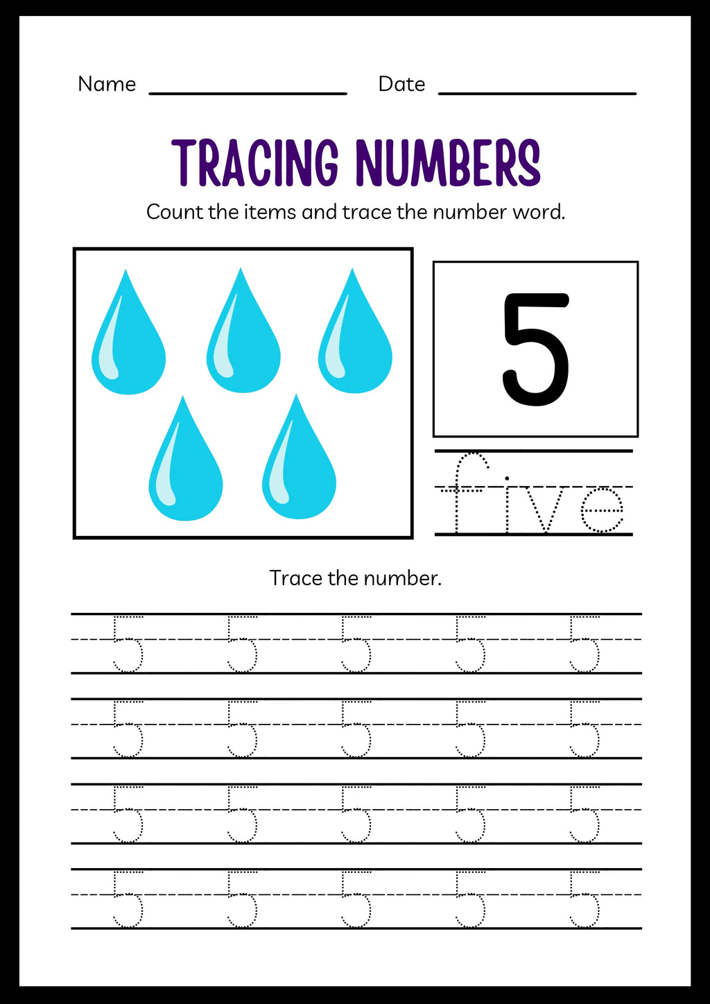 Muharram Numbers Workbook