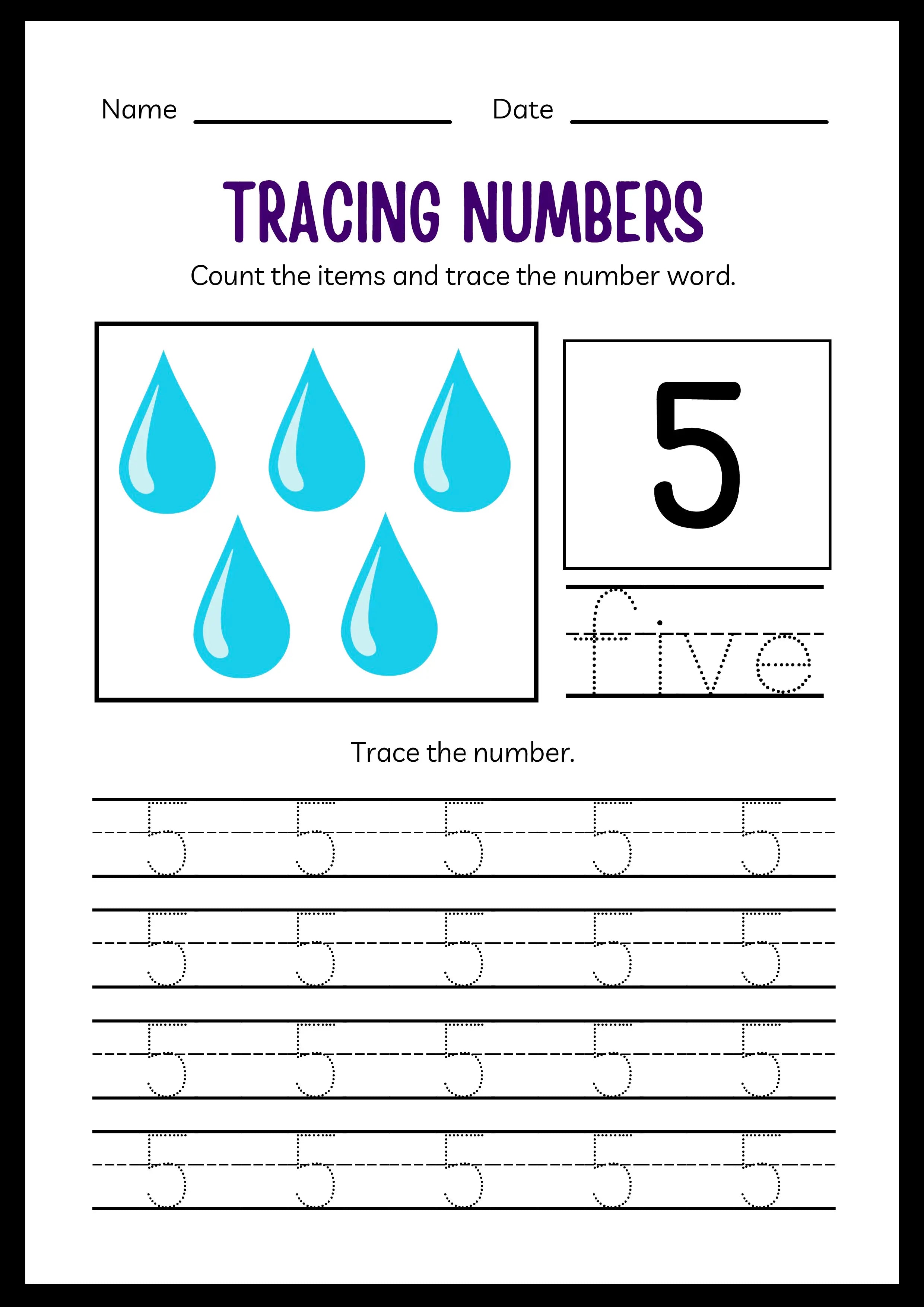 Muharram Numbers Workbook