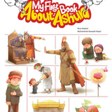Cover of 'My First Book About Ashura' with illustrations and text.