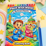 Paint With Water – My Mosque Etiquette Colouring Book