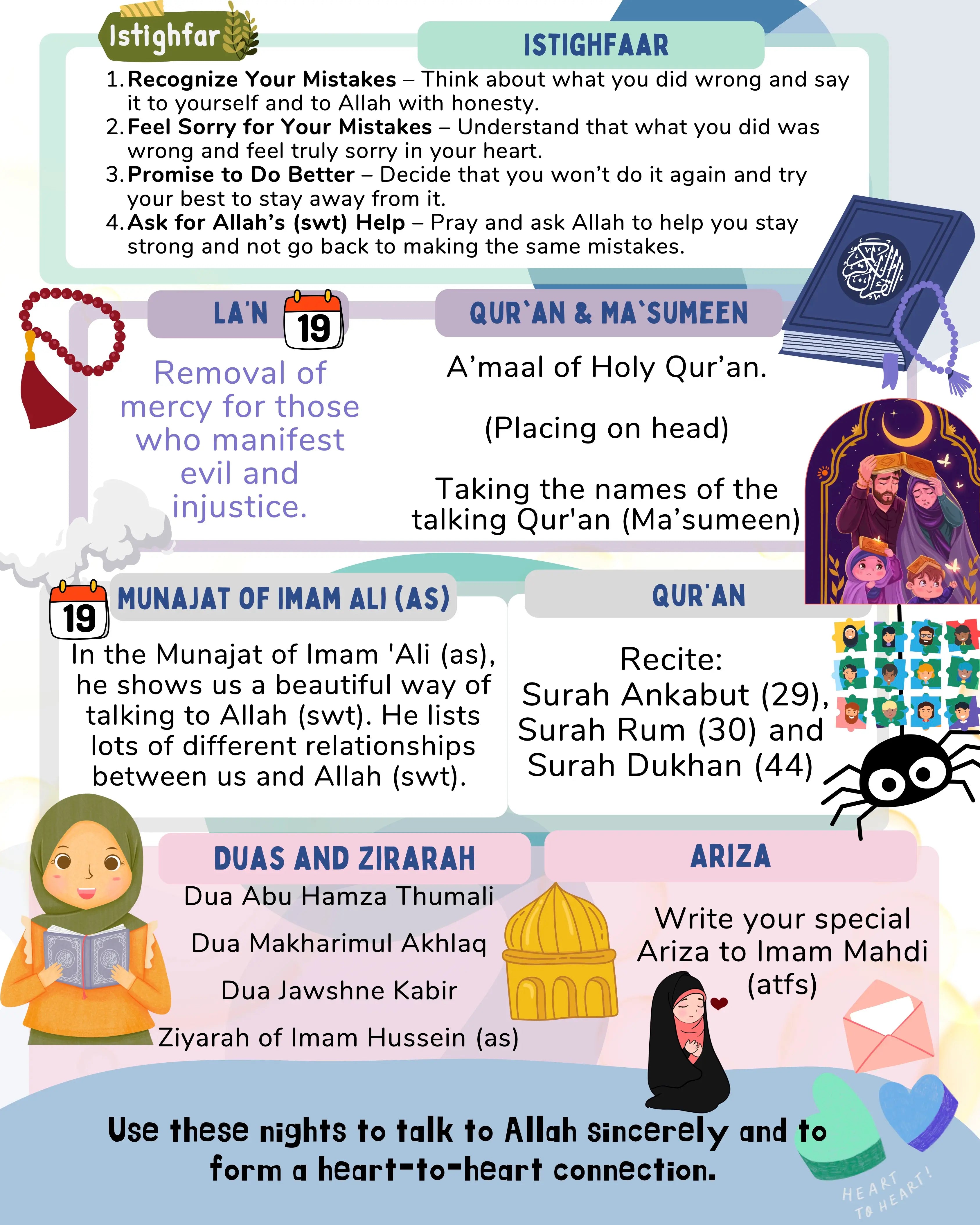 Qadr Amaal Card