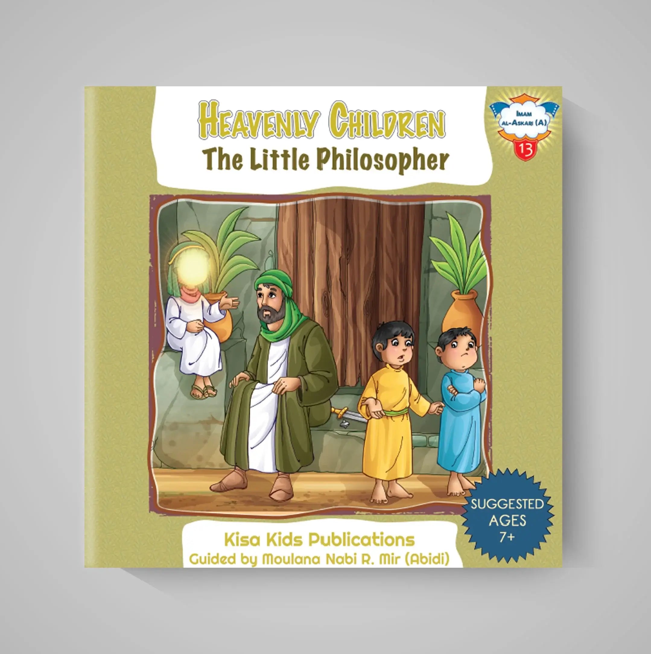 Book cover of 'The Little Philosopher' by Kiso Kids Publications on a gray background