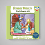 Book cover of 'Heavenly Children: The Valuable Gift' by Kisa Kids Publications on a gray background