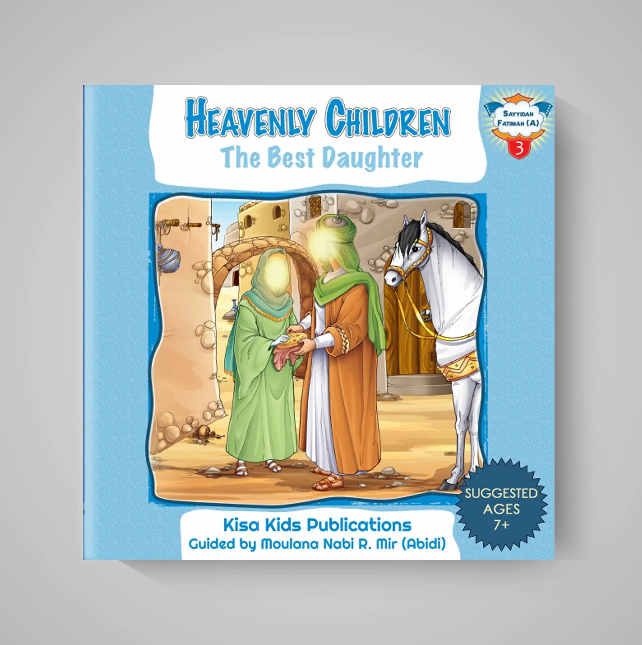 Book cover of 'Heavenly Children: The Best Daughter' by Kisa Kids Publications on a gray background