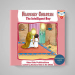 Book titled 'Heavenly Children: The Intelligent Boy' by Kisa Kids Publications on a gray background