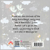 Text on a gray background with decorative elements and a QR code.