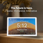 Ahlbyt Portal showing time and prayer information with text 'The future is here. Iconic.