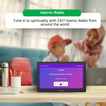 Ahlbyt Portal showing 24/7 Islamic Radio with two people in the background.