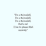 Text "I'm a Mumin(ah)" on a white background with decorative elements