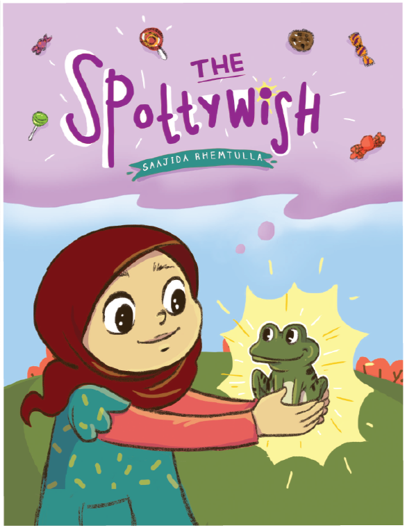 Child in a headscarf holding a frog. Every child will love this vibrant story, where wishes are granted and candies are in plentiful supply. But do we always wish for the right things? 